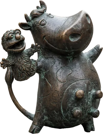 Projekt figurki: Krówka z lalką