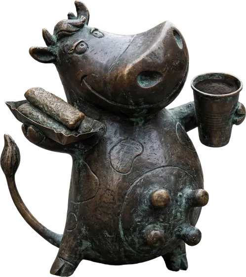 Projekt figurki: Krówka z pasztecikiem